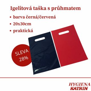 🛍️ Praktická klasika, která nezklame. Igelitová taška s průhmatem je ideální volbou pro každodenní použití – lehká, pevná...