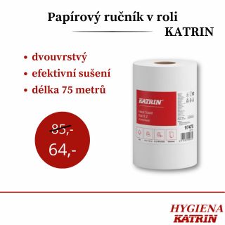 🧻 Papírový ručník v roli KATRIN – Když záleží na každém dotyku čistoty ✨ Hygiena, na kterou se můžete spolehnout –...